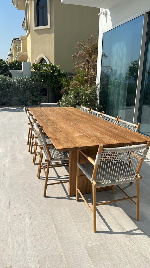 Tatum Rope & Teak Chair Customer Home