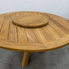 Teak Lazy Susan Dining Table