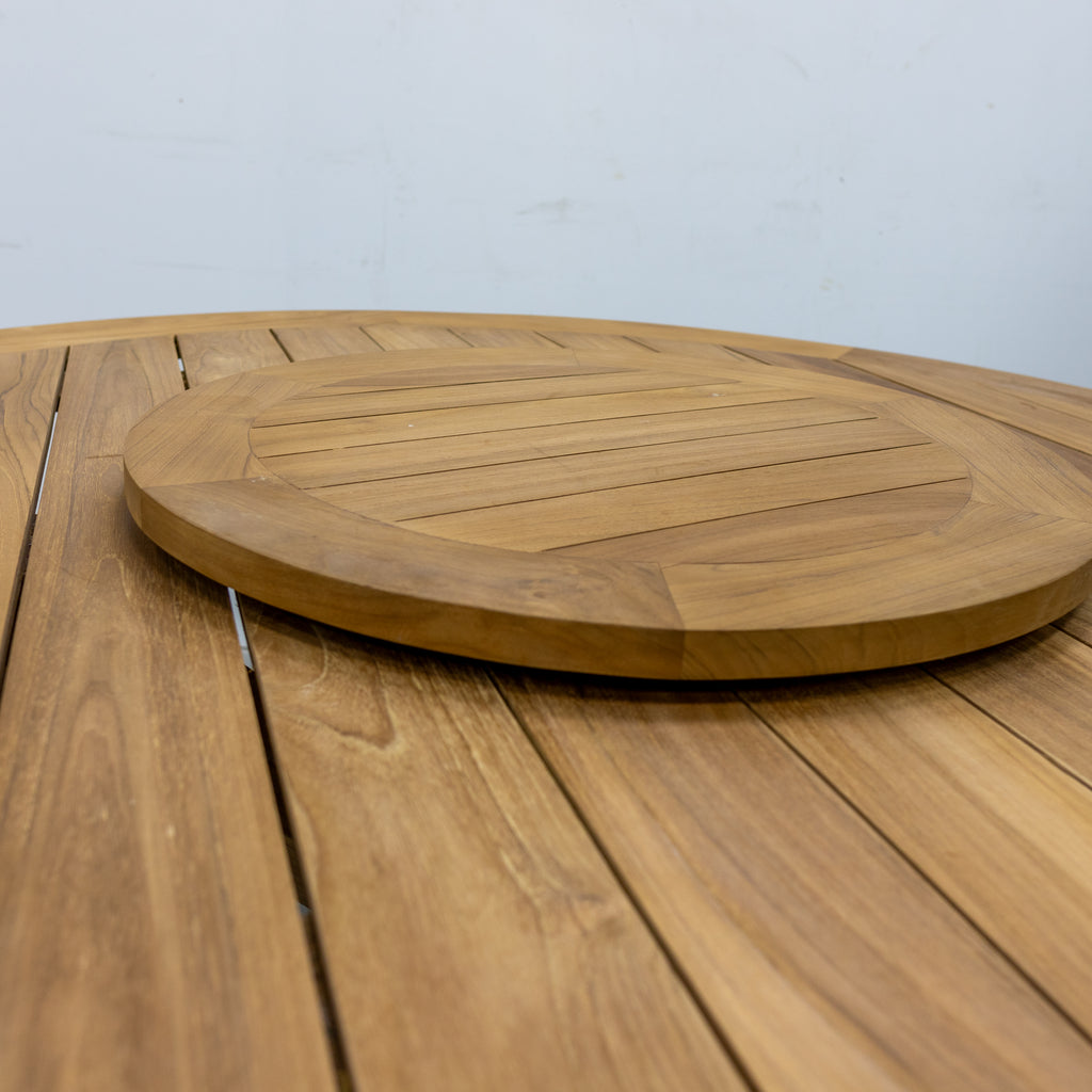 Teak Lazy Susan Dining Table