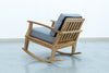 Teak Rocking Chair Back view