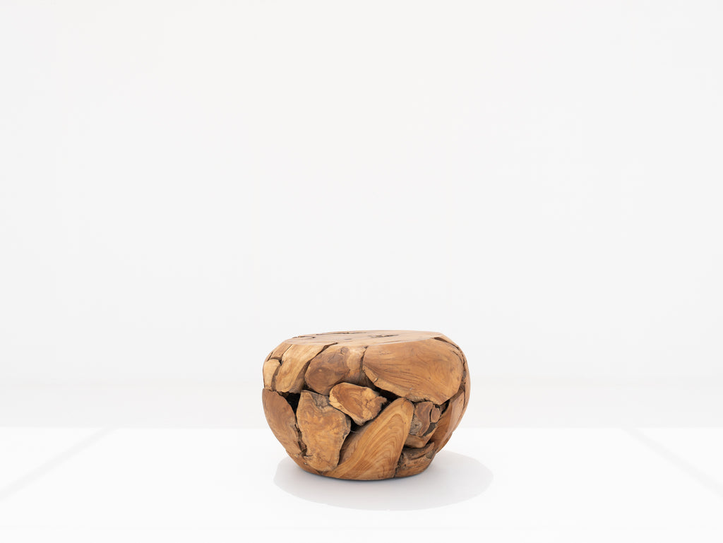 Teak Root Coffee Table - Curved Sides