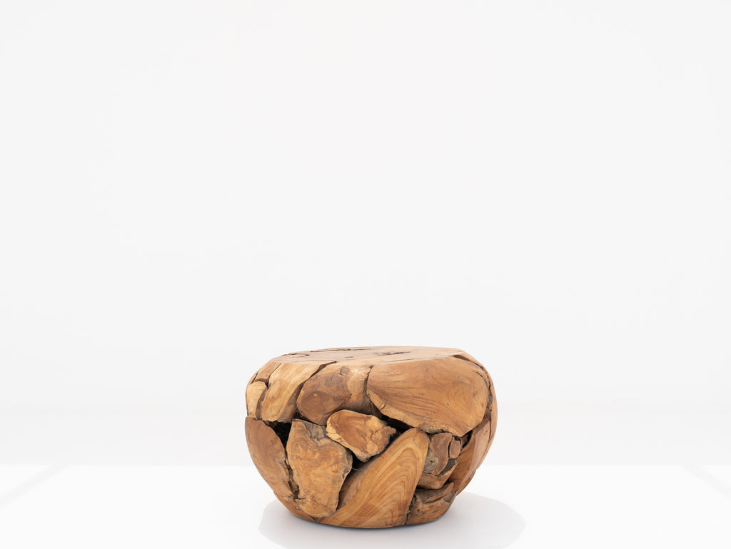Teak Root Coffee Table - Curved Sides