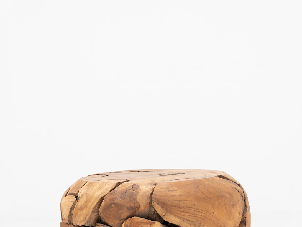 Teak Root Coffee Table - Curved Sides