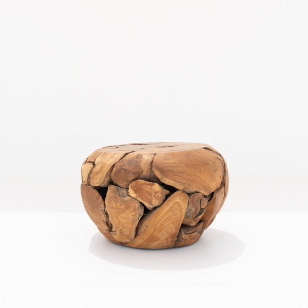 Teak Root Coffee Table - Curved Sides