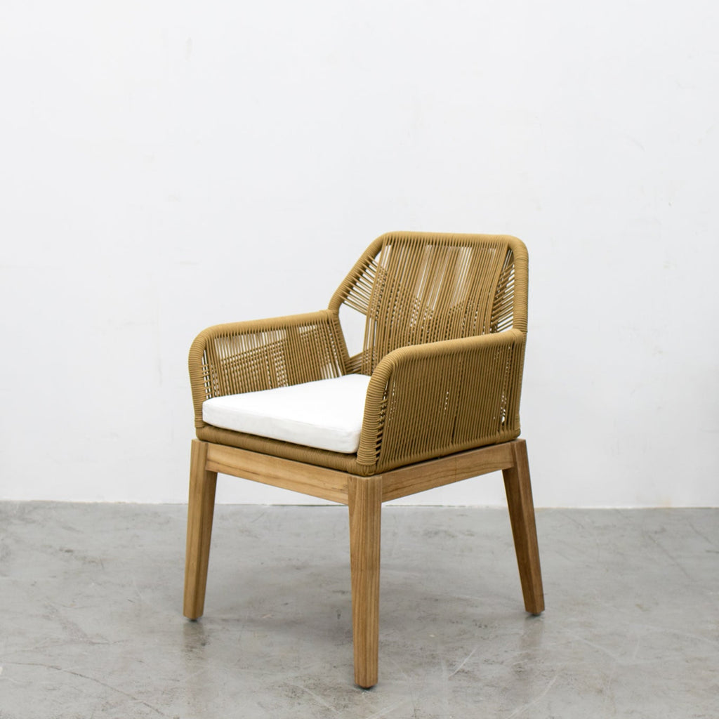 Teak & Rope Chair 2