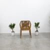 Teak & Rope Chair 2 Back view