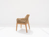 Teak & Rope Chair 2 Back view