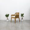 Teak & Rope Chair 2 Side view 2