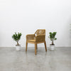 Teak & Rope Chair 2 Side view 3