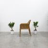 Teak & Rope Chair 2 Side view 4
