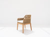 Teak & Rope Chair 2 Side view