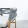 Teak & Rope Chair Side view 4