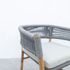 Teak & Rope Chair Side view 5