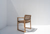Teak Weave Chair Back view
