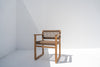 Teak Weave Chair Side view 2
