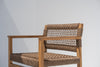 Teak Weave Chair Side view 3