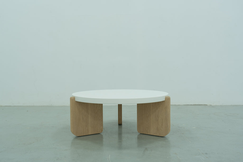 Terra Oak Microcement Coffee Table 