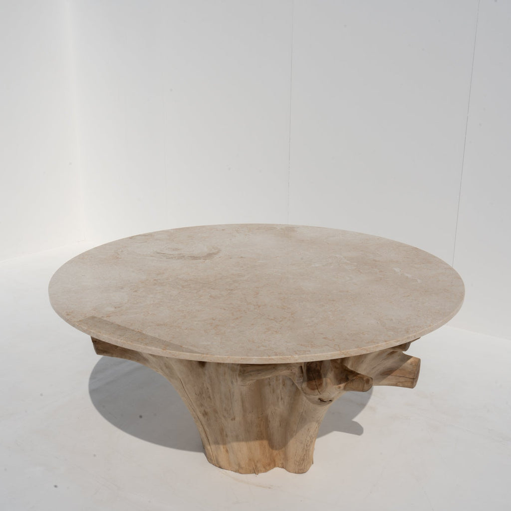 Terra Root Marble Dining Table Perspective View 5
