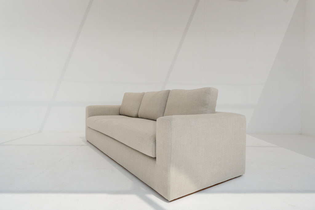 Tess Linen Sofa Perspective View 2