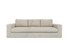 Tess Linen Sofa White Background View