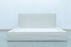 The Minimalist Slipcovered Linen Bed Front view 2