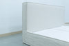 The Minimalist Slipcovered Linen Bed Side view 2