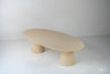 The Nesso Micro Cement Dining Table Perspective View 4