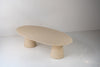 The Nesso Micro Cement Dining Table Perspective View 5