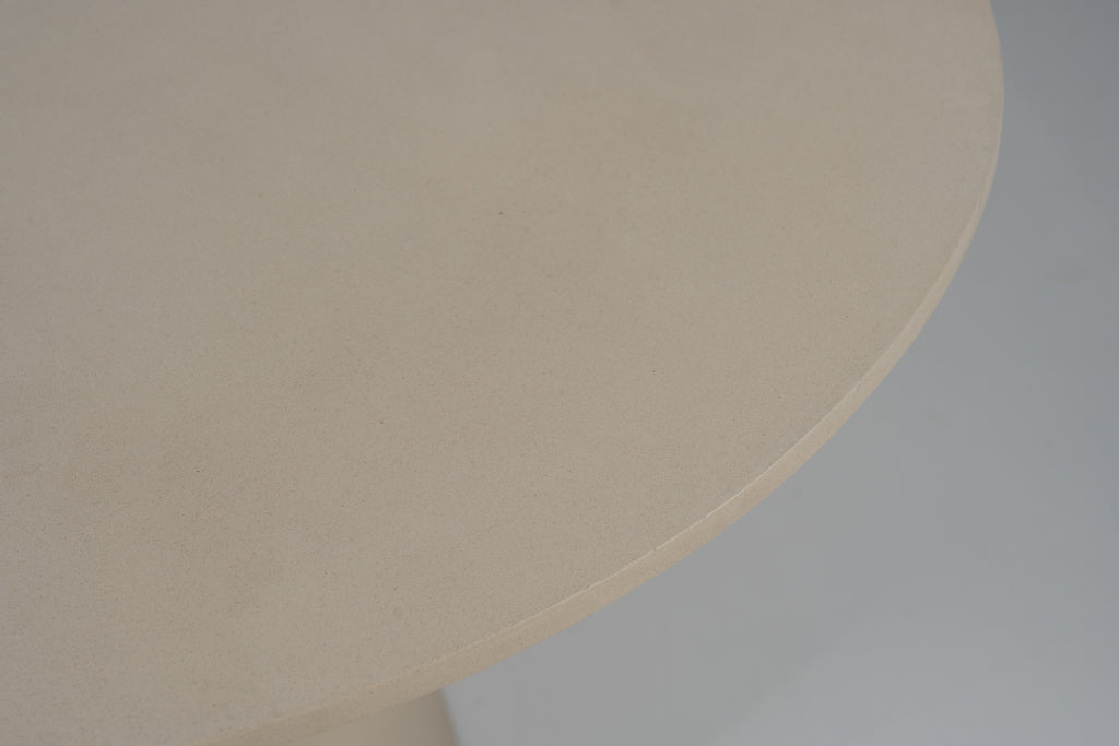 The Nesso Micro Cement Dining Table Perspective View 6