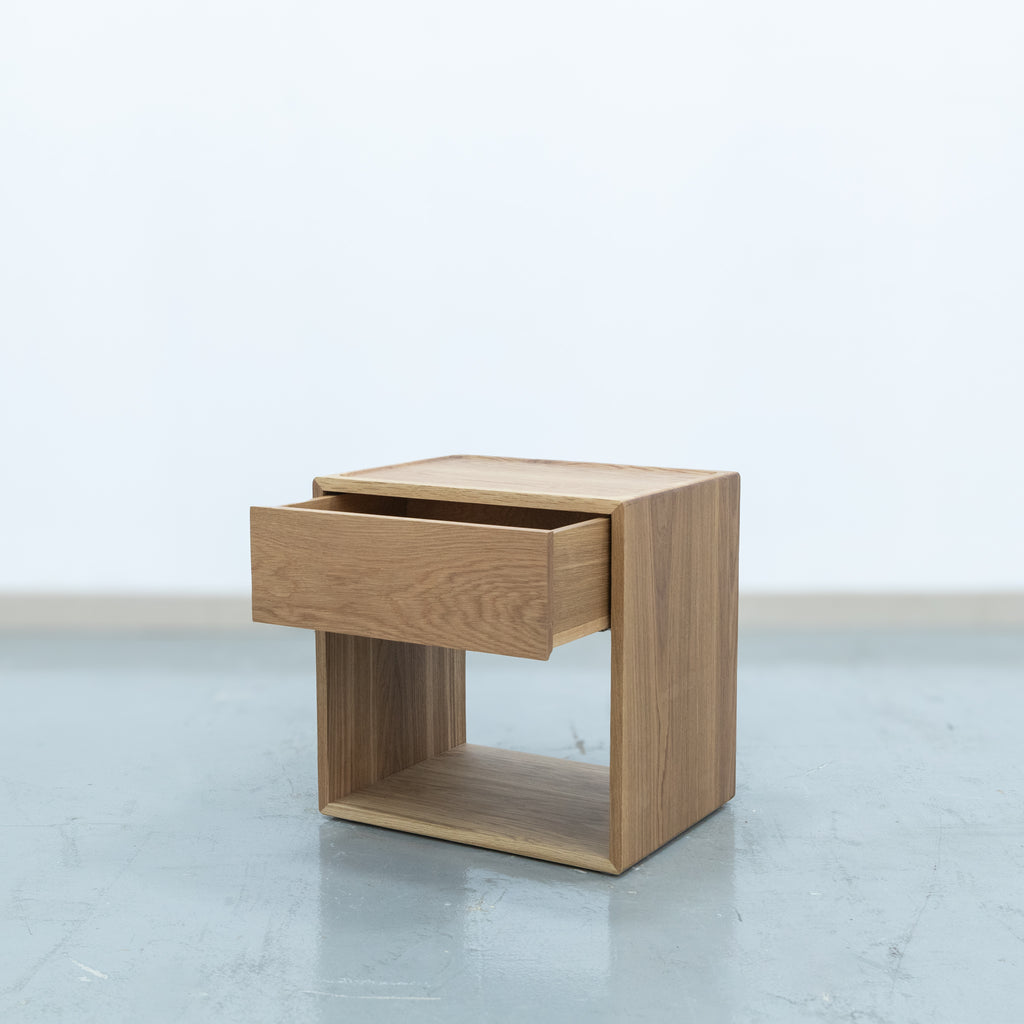 The Oak Nightstand Side view 7