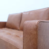 The Office Leather Sofa Close Up Detailed View 2
