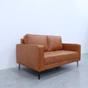 The Office Leather Sofa Perspective View 3