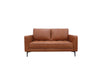 The Office Leather Sofa White Background View 1