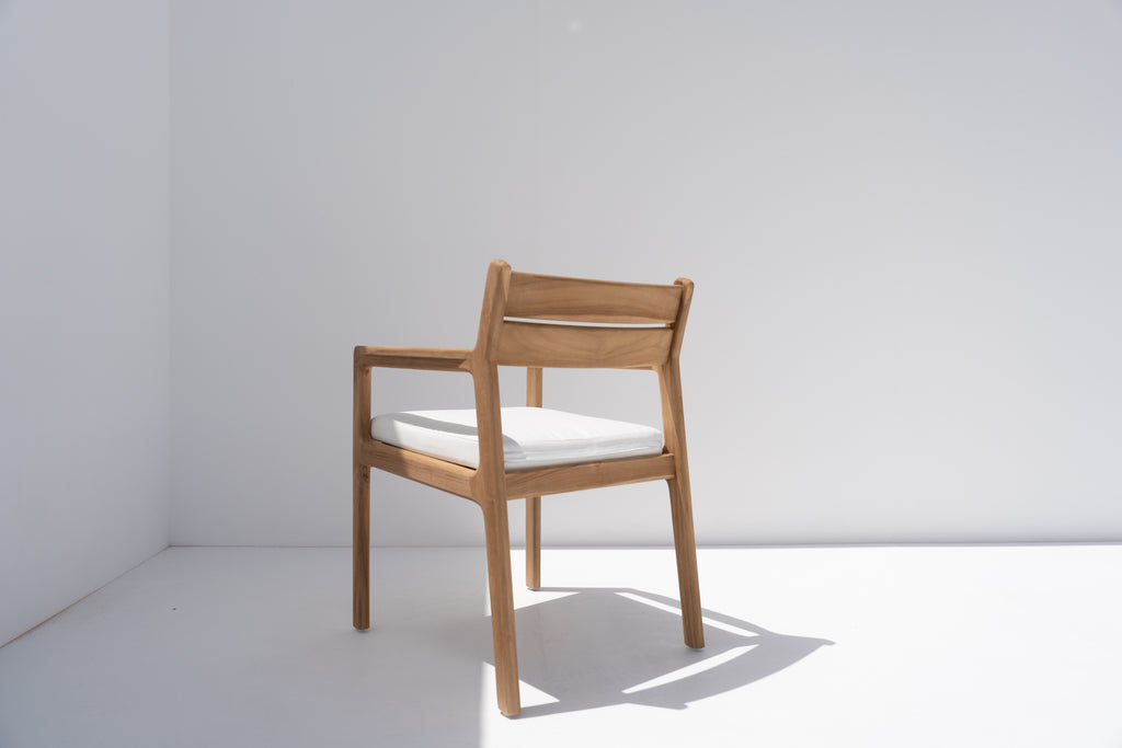 Tierra Teak Dining Chair Back view