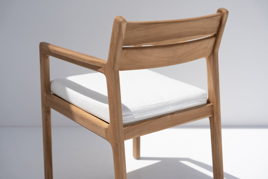 Tierra Teak Dining Chair Back view 2
