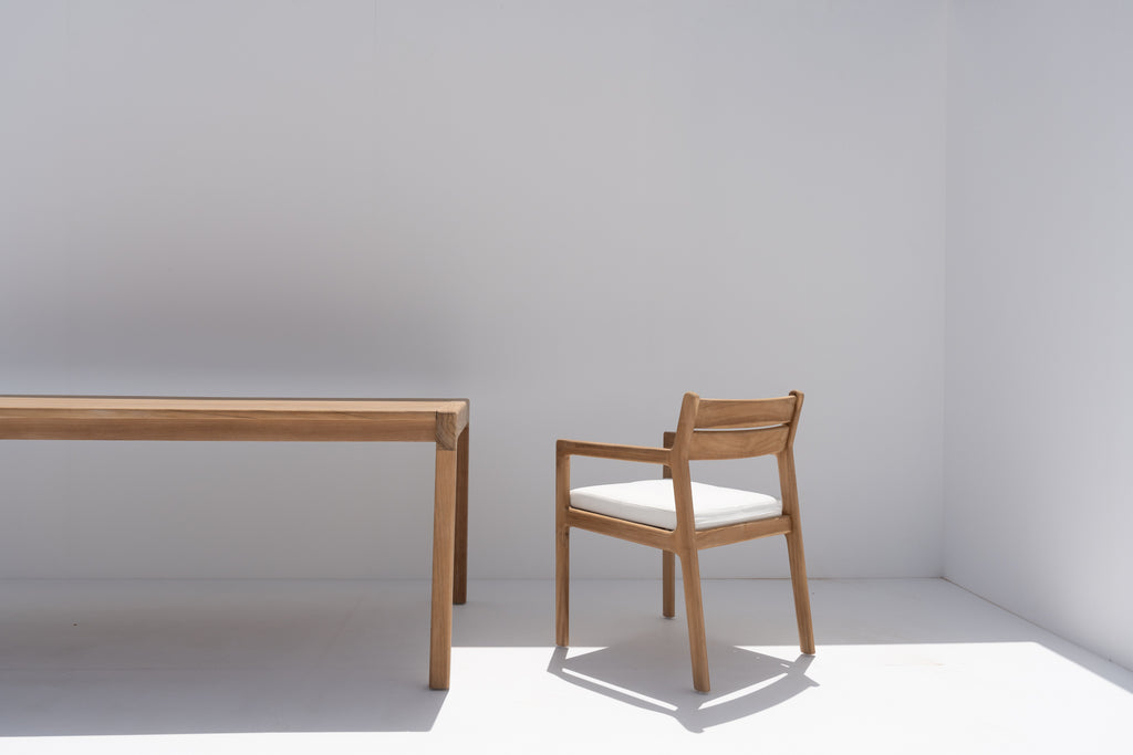 Tierra Teak Dining Chair Back view 4