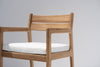 Tierra Teak Dining Chair Side view 3