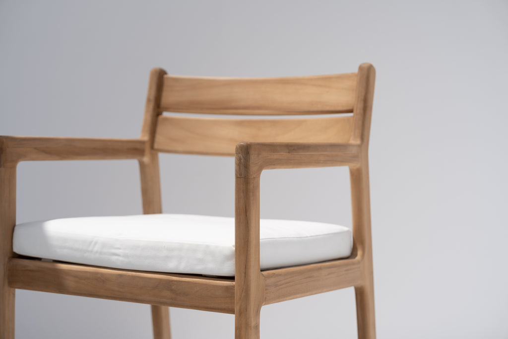 Tierra Teak Dining Chair Side view 3