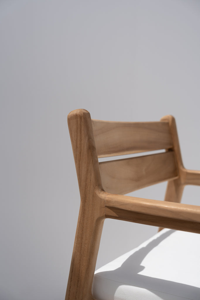 Tierra Teak Dining Chair Side view 6