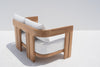 Toscana Teak 2-Seater Sofa Back view