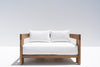 Toscana Teak 2-Seater Sofa Front view