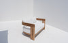 Toscana Teak 2-Seater Sofa Side view