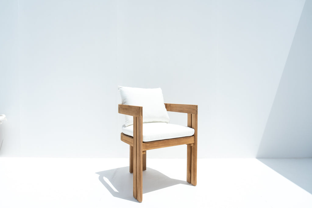 Toscana Teak Dining Chair Side view