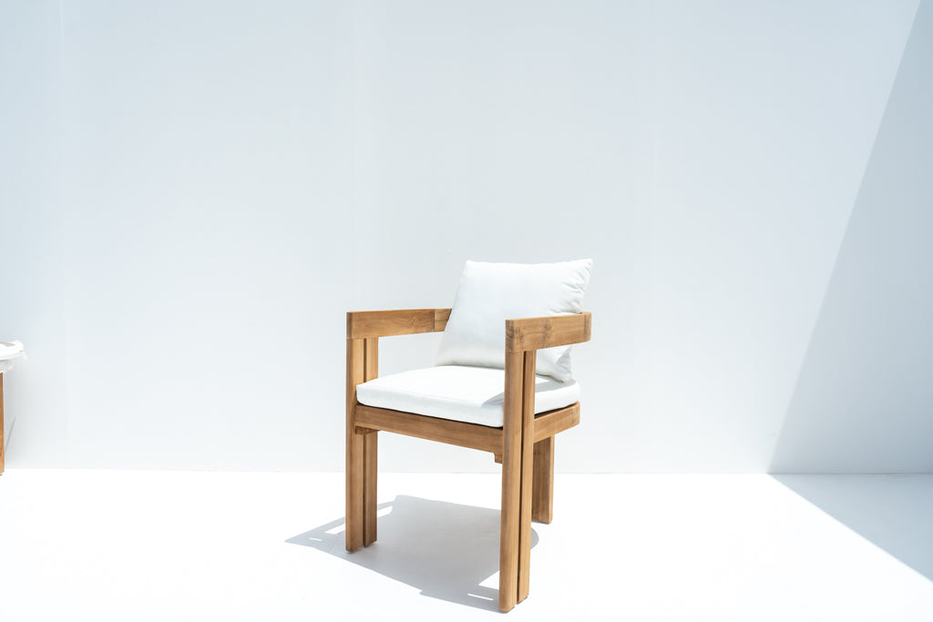 Toscana Teak Dining Chair Side view 2