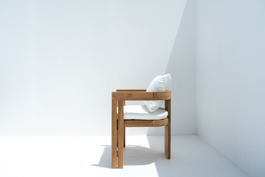 Toscana Teak Dining Chair Side view 5