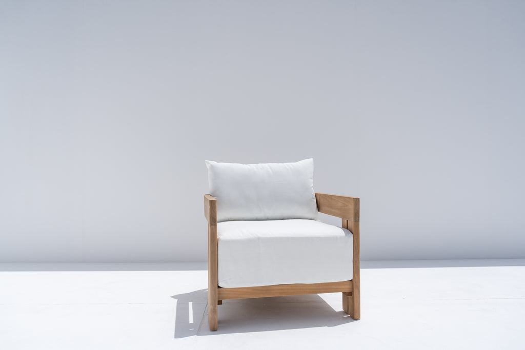 Toscana Teak Lounge Chair Side view