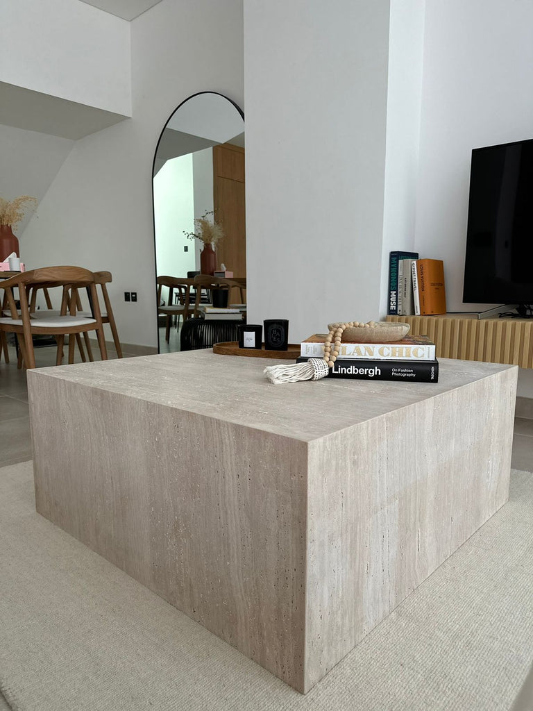 Travertine Coffee Table