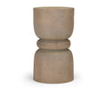 Twirl Teak Side Table Perspective View 3