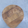 Twirl Teak Side Table Top View 1