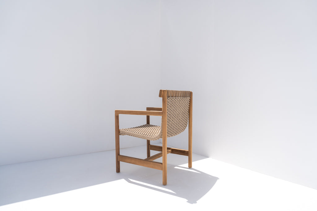 Valencia Outdoor Dining Chair Back view